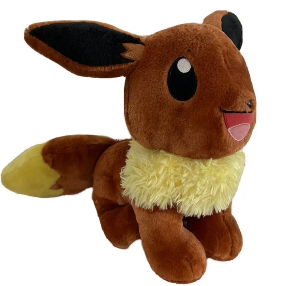 Build a Bear Workshop Pokemon Eevee Plush Toy NWOT 16" Collectible No Sound